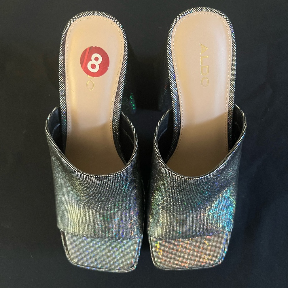 Aldo Xillenia Heel in Silver Size 8 - Picture 3 of 4